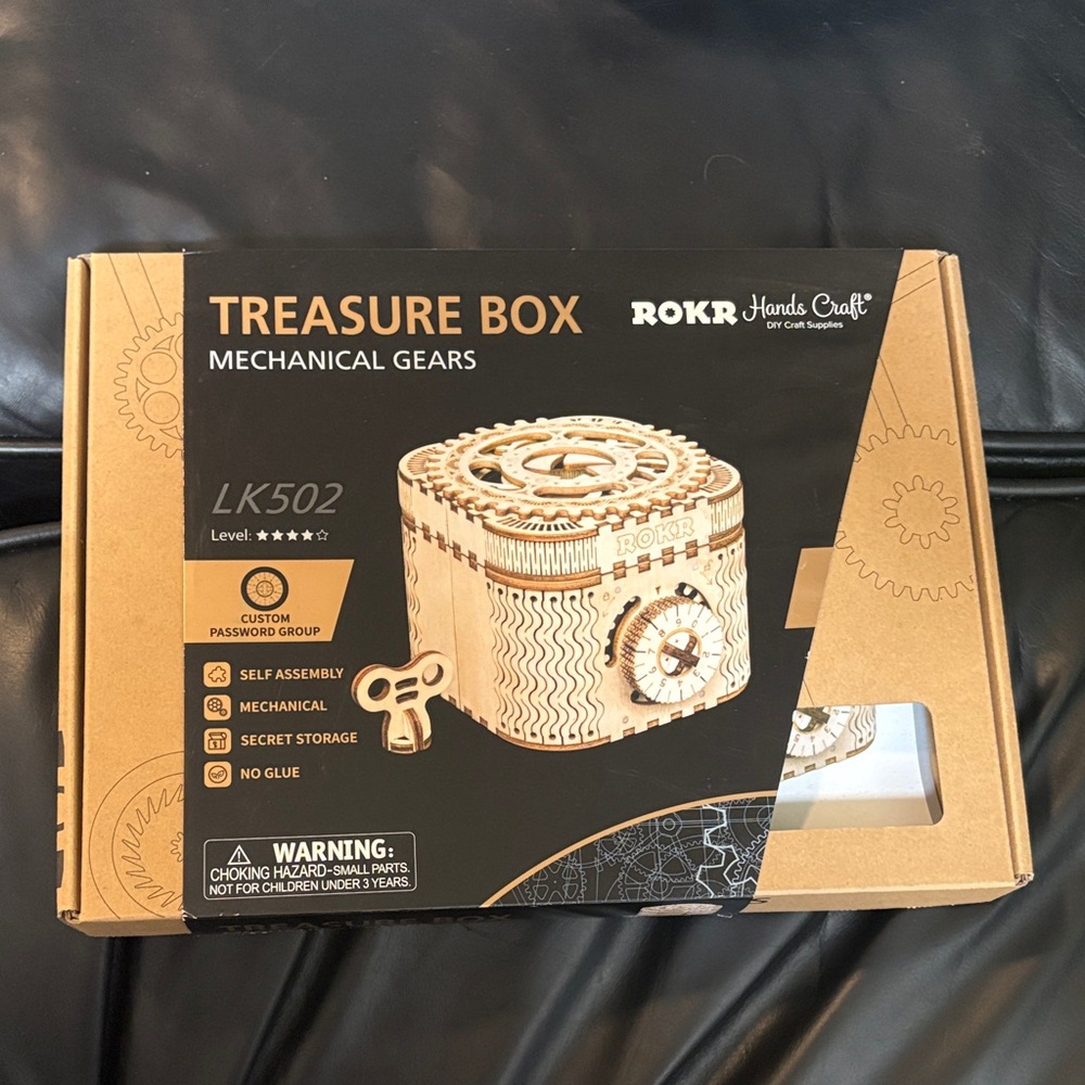 NIB ROKR Mechanical Gears Treasure Box
